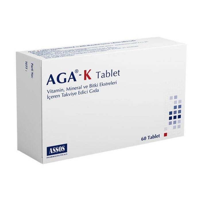 AGA-K Takviye Edici Gıda 60 Tablet - 1