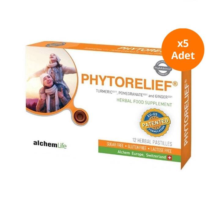 Alchem Life Phytorelief 12 Pastil 5'li Paket - 1