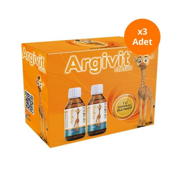 Argivit Classic Şurup İkili Aile Paketi 2x150 ml 3'lü Paket - 1