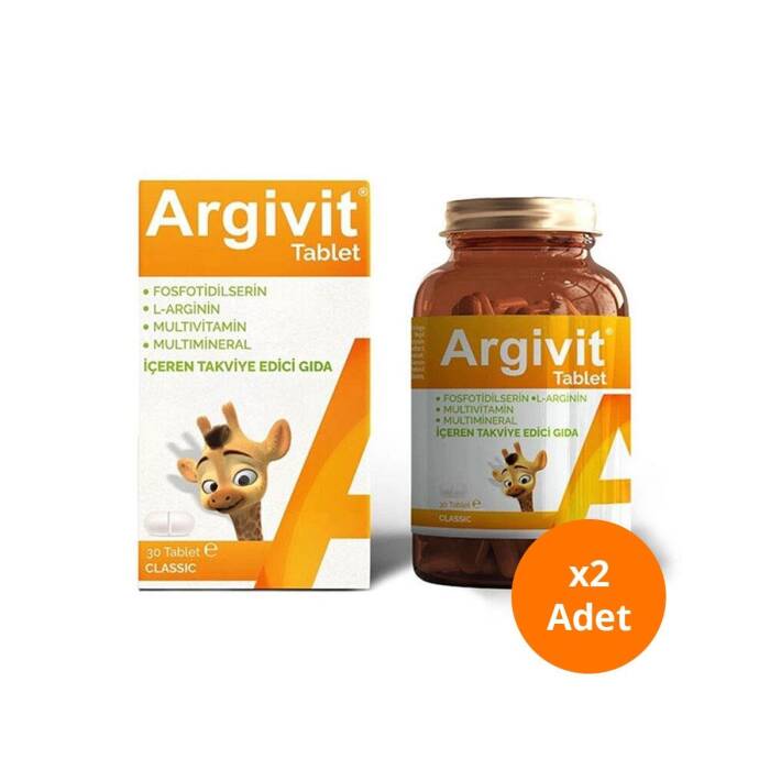 Argivit Classic Takviye Edici Gıda 30 Tablet 2'li Paket - 1