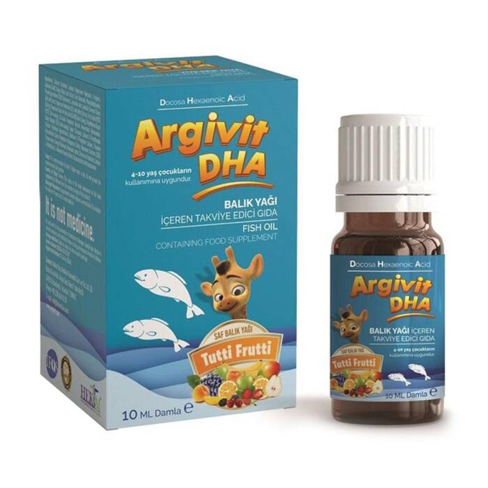 Argivit Dha Balık Yağı Damla 10 ml - 1