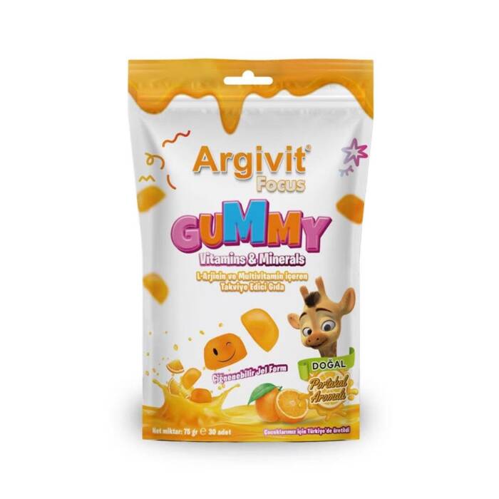 Argivit Focus Gummy Takviye Edici Gıda 30 Adet Çiğnenebilir Form - 1