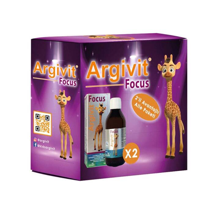 Argivit Focus Şurup İkili Aile Paketi 2x150 ml - 1