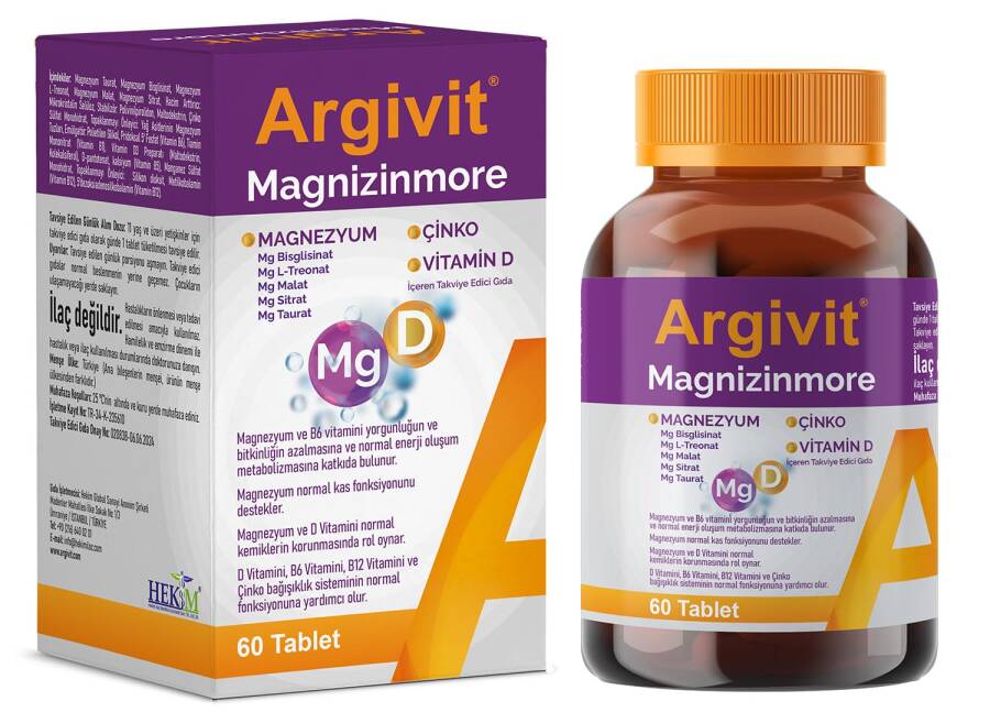 Argivit Magnizinmore 60 Tablet