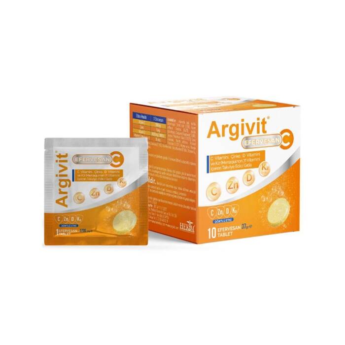 Argivit Vitamin C 10 Efervesan Tablet - 1