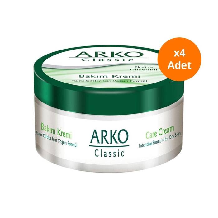 Arko Nem Classic Bakım Kremi 250 ml x4 Adet - 1