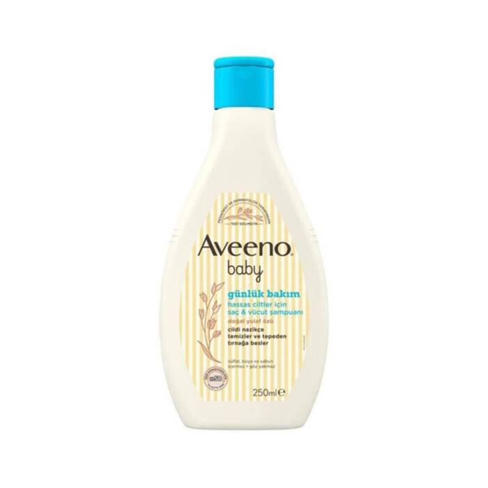 Aveeno Baby Günlük Bakım Hassas Ciltler İçin Saç ve Vücut Şampuanı 250 ml - 1