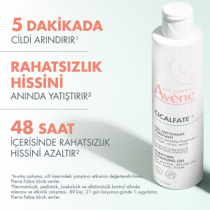 Avene Cicalfate+ Arındırıcı ve Rahatlatıcı Temizleme Jeli 200 ml - 2