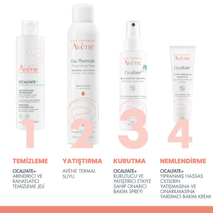 Avene Cicalfate+ Kurutucu ve Yatıştırıcı Etkiye Sahip Onarıcı Bakım Spreyi 100 ml - 4