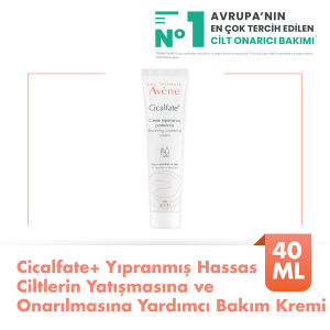 Avene Cicalfate+ Yıpranmış Hassas Ciltlerin Yatışmasına ve Onarılmasına Yardımcı Bakım Kremi 40 ml - 1