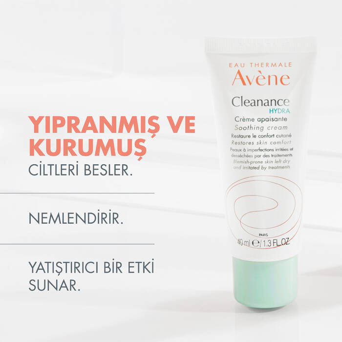 Avene Cleanance Hydra Yıpranmış ve Kurumuş Ciltler için Nemlendirici Krem 40 ml - 6