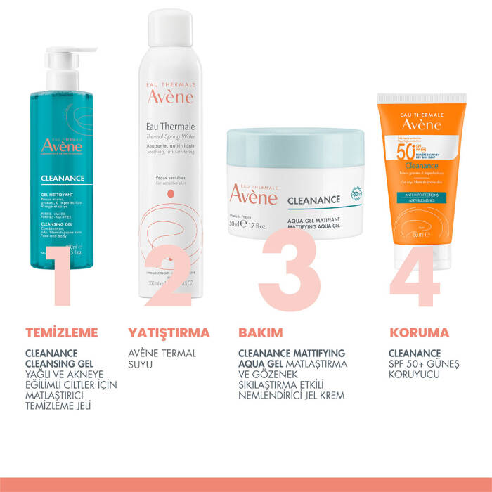 Avene Cleanance Matlaştırma ve Gözenek Sıkılaştırma Etkili Nemlendirici Jel Krem 50 ml - 3