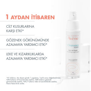 Avene Cleanance Women İzleri ve Kusurları Azaltan Gece Bakım Kremi 30 ml - 2