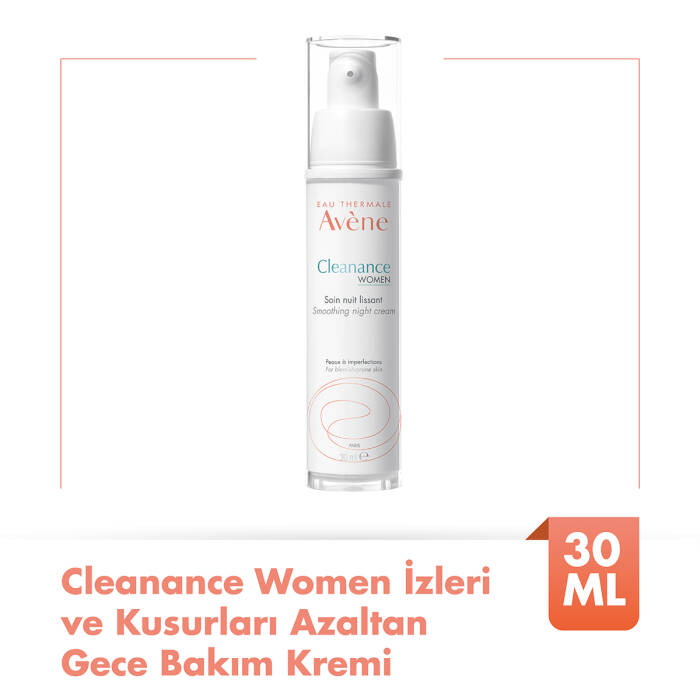 Avene Cleanance Women İzleri ve Kusurları Azaltan Gece Bakım Kremi 30 ml - 1