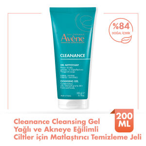 Avene Cleanance Yağlı ve Akneye Eğilimli Ciltler için Matlaştırıcı Temizleme Jeli 200 ml - 1