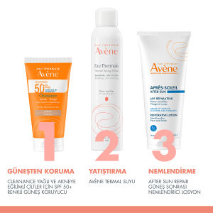 Avene Cleanance Yağlı ve Akneye Eğilimli Ciltler için SPF 50+ Renkli Güneş Koruyucu 50 ml - 6