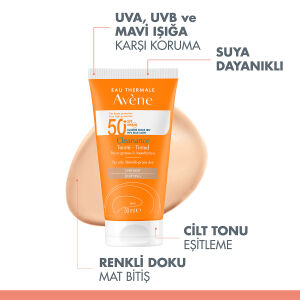 Avene Cleanance Yağlı ve Akneye Eğilimli Ciltler için SPF 50+ Renkli Güneş Koruyucu 50 ml - 4