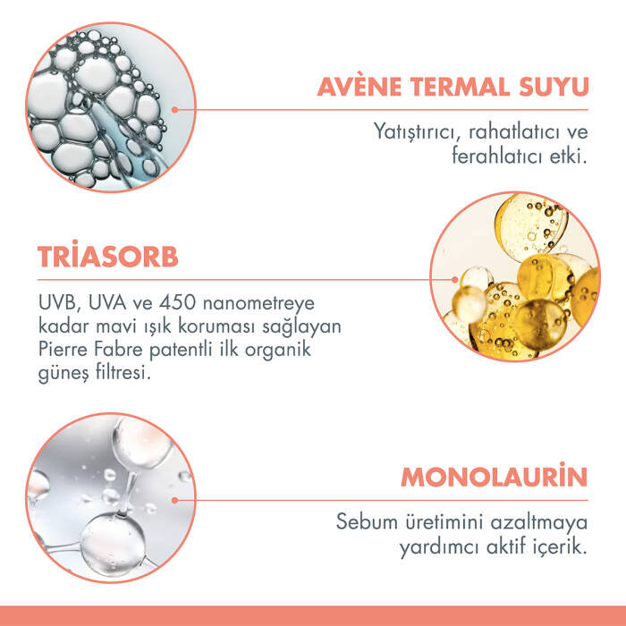 Avene Cleanance Yağlı ve Akneye Eğilimli Ciltler için SPF 50+ Renkli Güneş Koruyucu 50 ml - 3