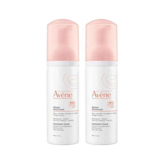 Avene Cleansing Foam Normal ve Karma Hassas Ciltler için Temizleme Köpüğü 150 ml x2 Adet - 1