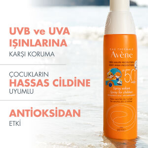 Avene Çocuklar için Güneşten Koruyucu SPF 50+ Vücut Spreyi 200 ml - 5