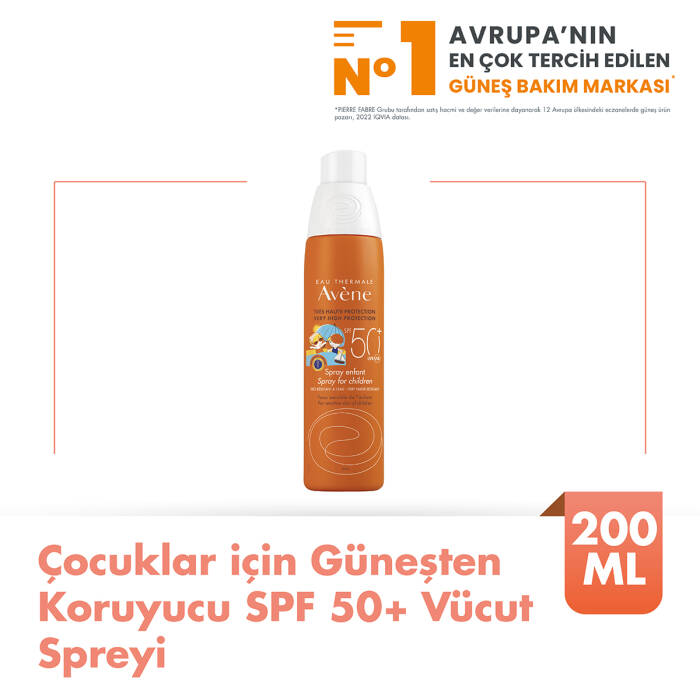 Avene Çocuklar için Güneşten Koruyucu SPF 50+ Vücut Spreyi 200 ml - 1