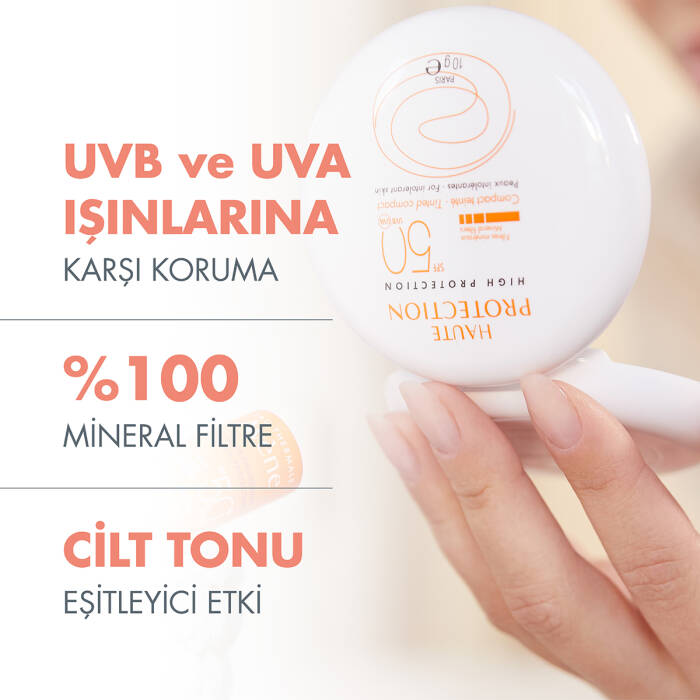 Avene Compact Dore Mineral Filtreli Kompakt Renkli SPF 50+ Güneş Koruyucu 10 gr - 5