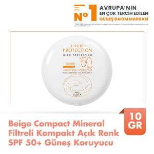 Avene Compact Sable Mineral Filtreli Kompakt Renkli SPF 50+ Güneş Koruyucu 10 gr - 1