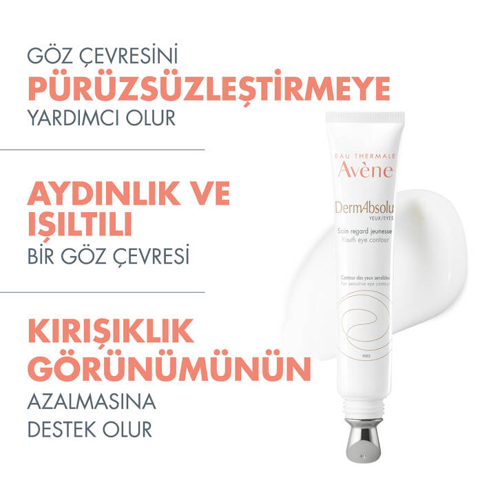 Avene DermAbsolu Kırışık Göz Çevresi ve Düşük Göz Kapağı İçin Göz Çevresi Bakım Kremi 15 ml - 5