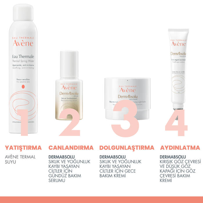 Avene DermAbsolu Sıklık ve Yoğunluk Kaybı Yaşayan Ciltler İçin Gece Bakım Kremi 40 ml - 6