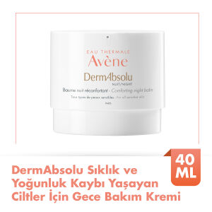 Avene DermAbsolu Sıklık ve Yoğunluk Kaybı Yaşayan Ciltler İçin Gece Bakım Kremi 40 ml - 1