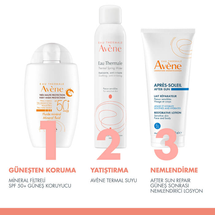 Avene Fluide Mineral Filtreli SPF 50+ Güneş Koruyucu 40 ml - 6