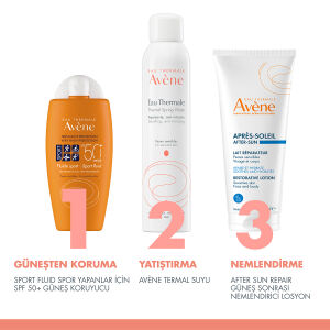 Avene Fluide Spor Yapanlar İçin SPF 50+ Güneş Koruyucu 100 ml - 6