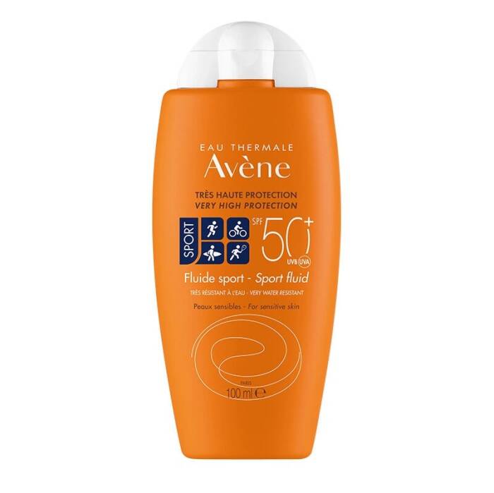 Avene Fluide Spor Yapanlar İçin SPF 50+ Güneş Koruyucu 100 ml - 1