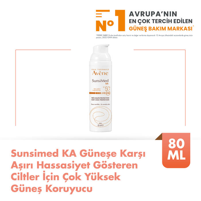 Avene Güneşe Karşı Aşırı Hassasiyet Gösteren Ciltler İçin Çok Yüksek Güneş Koruyucu 80 ml - 1