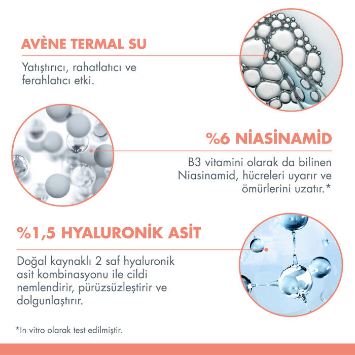 Avene Hyaluron ACTIV B3 Hyaluronik Asit ve Niasinamid İçerikli Dolgunlaştırıcı Konsantre Serum 30 ml - 4