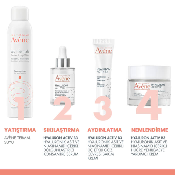 Avene Hyaluron ACTIV B3 Hyaluronik Asit ve Niasinamid İçerikli Hücre Yenilemeye Yardımcı Krem 50 ml - 6