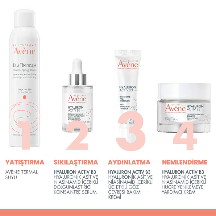 Avene Hyaluron ACTIV B3 Hyaluronik Asit ve Niasinamid İçerikli Üç Etkili Göz Çevresi Bakım Kremi 15 ml - 6