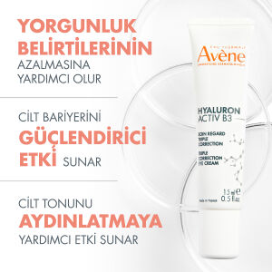 Avene Hyaluron ACTIV B3 Hyaluronik Asit ve Niasinamid İçerikli Üç Etkili Göz Çevresi Bakım Kremi 15 ml - 5