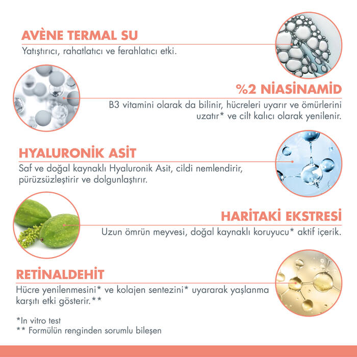 Avene Hyaluron ACTIV B3 Hyaluronik Asit ve Niasinamid İçerikli Yoğun Gece Kremi 40 ml - 4