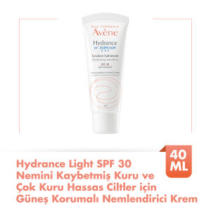 Avene Hydrance Light SPF30+ Hassas ve Karma Ciltler için Güneş Korumalı Nemlendirici Emülsiyon 40 ml - 1