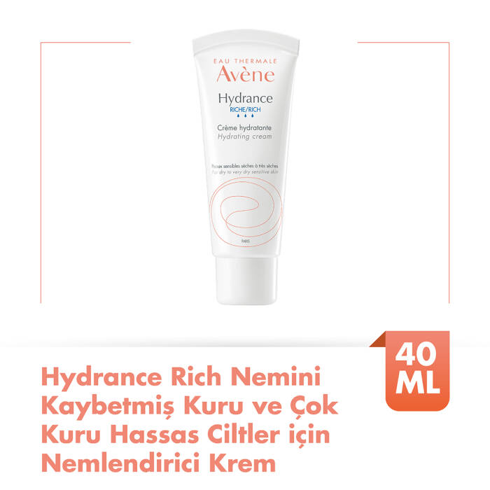 Avene Hydrance Rich Kuru Ciltler için Nemlendirici Krem 40 ml - 1