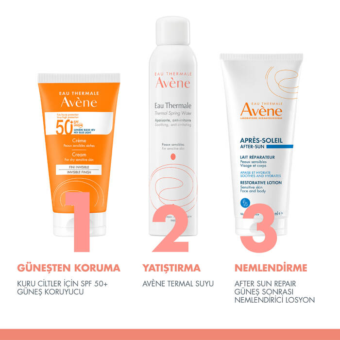 Avene Kuru Ciltler için SPF 50+ Güneş Koruyucu 50 ml - 6