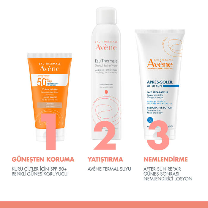 Avene Kuru Ciltler için SPF 50+ Renkli Güneş Koruyucu 50 ml - 6