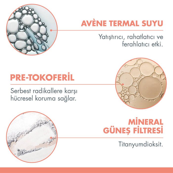 Avene Mineral Lotion Toleransı Düşük Hassas Ciltler için Süt Formunda SPF 50+ Güneş Koruyucu 100 ml - 3