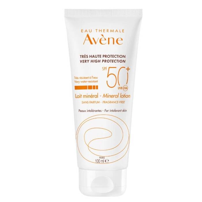 Avene Mineral Lotion Toleransı Düşük Hassas Ciltler için Süt Formunda SPF 50+ Güneş Koruyucu 100 ml - 1