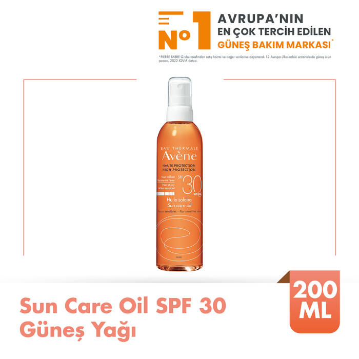 Avene SPF 30+ Güneş Yağı 200 ml - 2