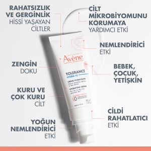 Avene Tolerance Hydra-10 Kuru veya Çok Kuru Hassas Citler için Nemlendirici Krem 40 ml - 3