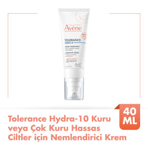 Avene Tolerance Hydra-10 Kuru veya Çok Kuru Hassas Citler için Nemlendirici Krem 40 ml - 1