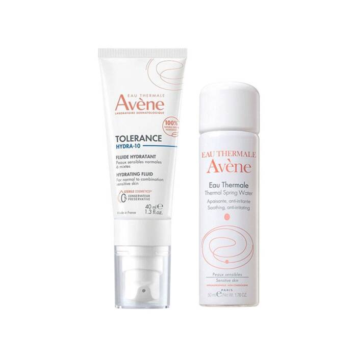 Avene Tolerance Hydra-10 Moisturising Fluid 40 ml + Termal Su 50 ml - 1