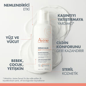 Avene XeraCalm AD Atopiye Eğilimli Ciltler için Nemlendirici Balsam 400 ml - 3